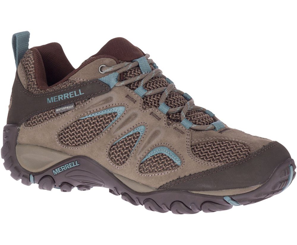 Buty Trekkingowe Merrell Damskie Brązowe - Yokota 2 Waterproof - 623104-THF